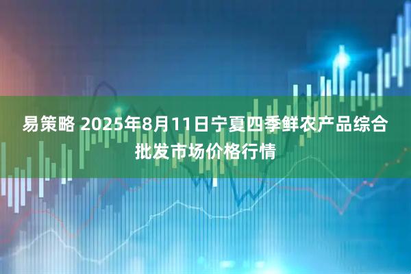 易策略 2025年8月11日宁夏四季鲜农产品综合批发市场价格行情
